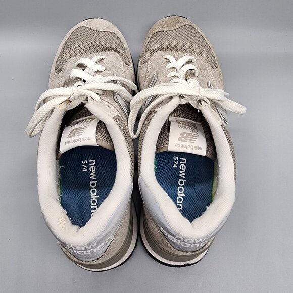 New Balance 574 Men's Sneakers Gray Suede Mesh Size 9 US Used Condition - Picture 7 of 15